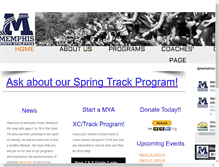 Tablet Screenshot of memphisyouthathletics.org